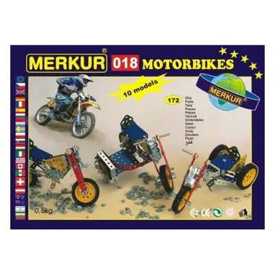 Merkur 18 motocykly - 10 modelů, 172 dílů