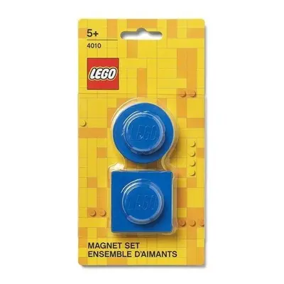 Lego® iconic magnetky, set 2 ks modré