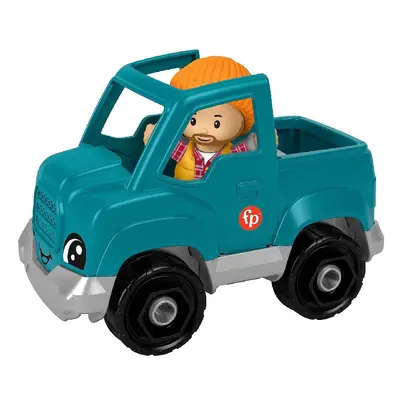 Mattel fisher price little people tyrkysový pick-up, hpx86