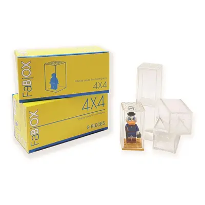 Fabiox sběratelský box na lego® minifigurky - 4x4 - 8ks