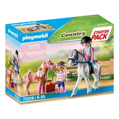 Playmobil 71259 starter pack péče o koně