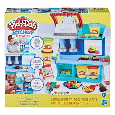 Hasbro play doh restaurace vytíženého šéfkuchaře, f8107