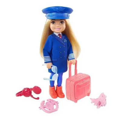 Mattel barbie chelsea v povolání pilotka, gtn90