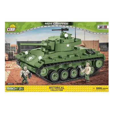 Cobi 2543 world war ii americký lehký tank m24 chaffee ii ww