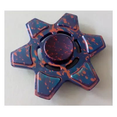 Fidget spinner kov alu star6 fialový