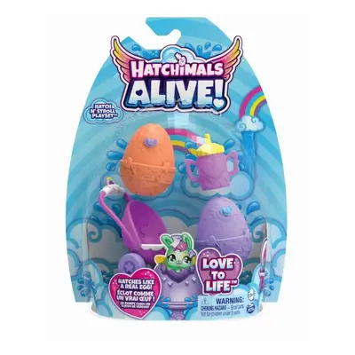 Hatchimals hrací set s kočárkem pro zvířátka