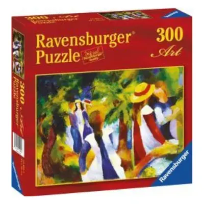 Ravensburger 14024 puzzle macke: dívky pod stromy 300 dílků