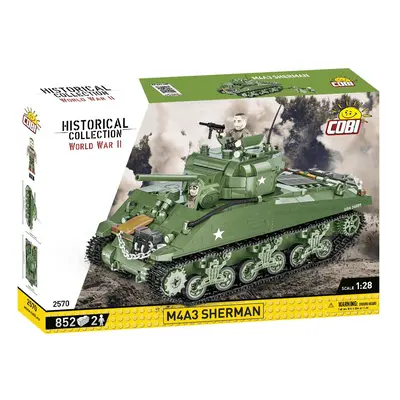 Cobi 2570 americký tank m4a3 sherman