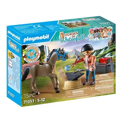 Playmobil 71357 kovář ben a kůň achilles