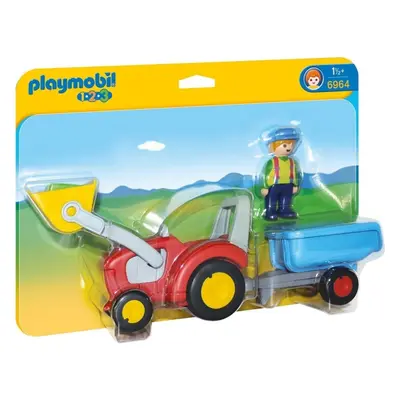 Playmobil 6964 traktor s přívěsem (1.2.3)