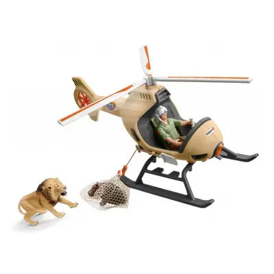 Schleich 42476 záchranný vrtulník pro zvířata