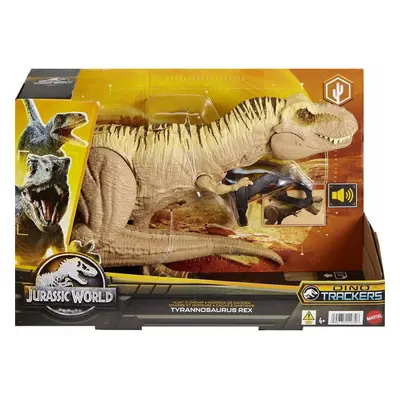 Mattel jurský svět t-rex na lovu se zvuky, hnt62