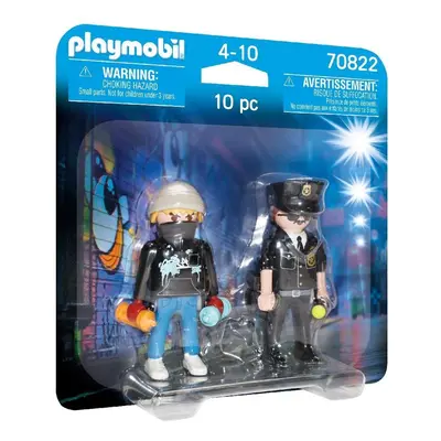 Playmobil 70822 duopack policista a sprejer