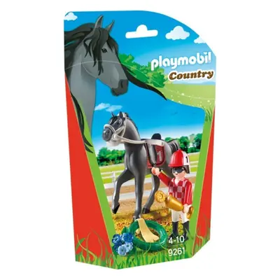 Playmobil 9261 žokej na koni