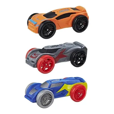 Nerf nitro náhradní vozidla 3 ks, oranžové, modré, šedé. hasbro c0777