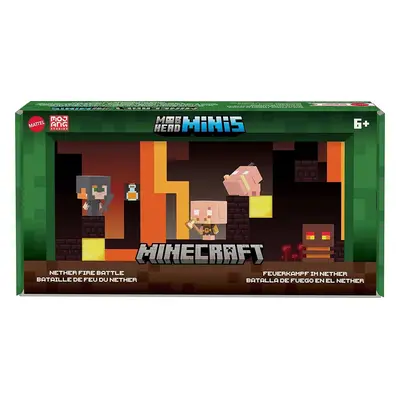 Mattel minecraft nether fire battle, hkr59