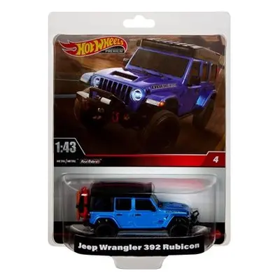 Mattel hot wheels prémiové auto 1:43 jeep wrangler 392 rubicon, hmd46