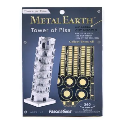 Metal earth tower of pisa, 3d model