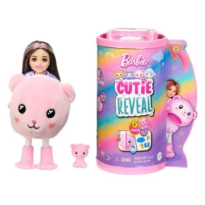 Mattel barbie® cutie reveal™ chelsea pastelová edice - medvídek hkr19