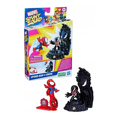 Hasbro marvel stunt squad spider-man vs venom, f7068