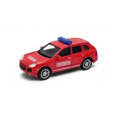 Kovový model 1:34 porsche cayenne turbo feuerwehr