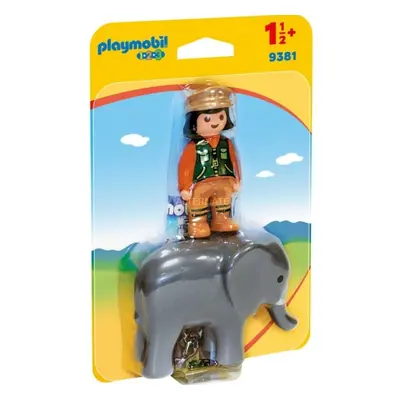 Playmobil 9381 ošetřovatelka slonů (1.2.3)