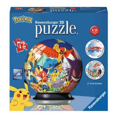 Ravensburger 11785 puzzleball pokémon 72 dílků