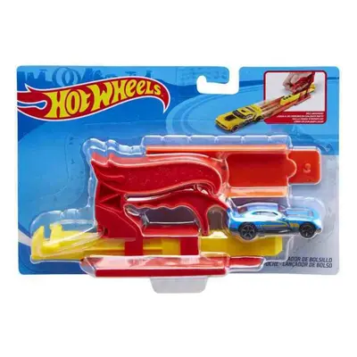 Mattel hot wheels odpalovací rampa červená, fvm09