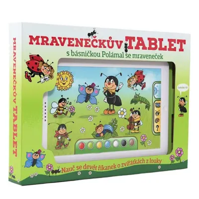 Mravenečkův tablet plast 30x20x2cm na baterie se zvukem