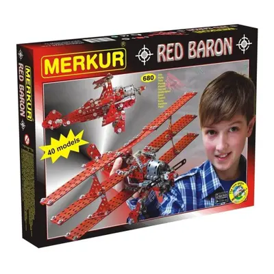 Merkur red baron, 40 modelů, 680 dílů