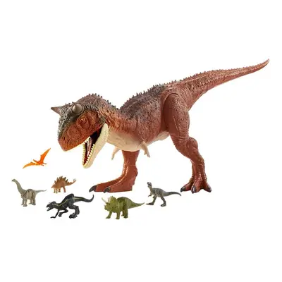 Mattel jurský svět carnotaurus toro super colossal 91 cm, hby86