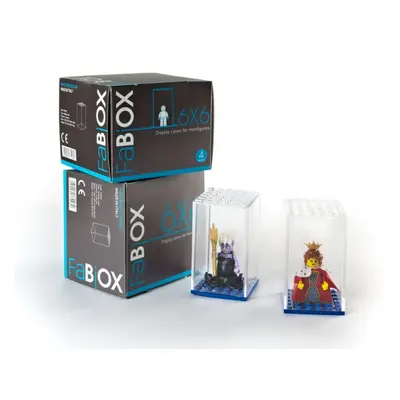 Fabiox sběratelský box na lego® minifigurky - 6x6 - 4ks