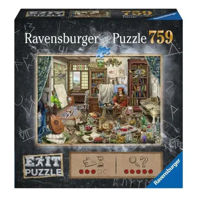 Ravensburger 16782 exit puzzle: umělecké studio 759 dílků