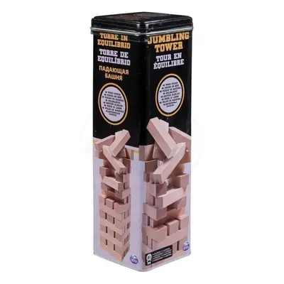 Jenga"vratká" věž v plechové krabičce