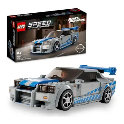 Lego® speed champions 76917 2 fast 2 furious nissan skyline gt-r (r34)