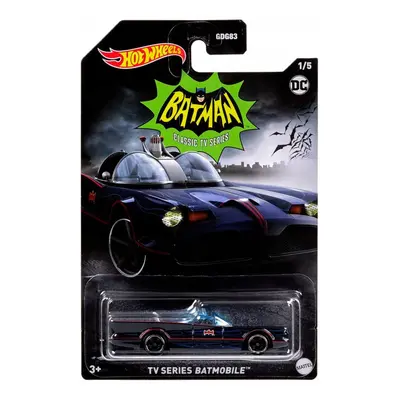 Hot wheels® tv series batmobile™ modrý angličák 1:64 hlk44