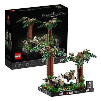 Lego® star wars™ 75353 honička spídrů na planetě endor™ – diorama