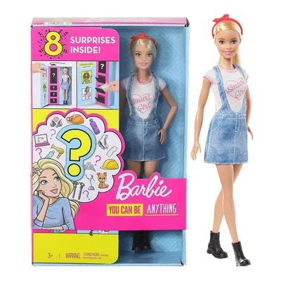 Barbie povolání s překvapením, mattel glh62