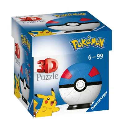 Ravensburger 11265 puzzleball pokémon great ball 54 dílků