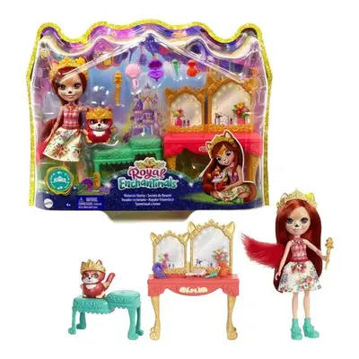 Enchantimals royal toaletní stolek felicity fox, mattel gyj05