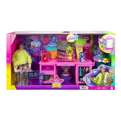 Mattel barbie extra šatník s panenkou, herní set, gyj70