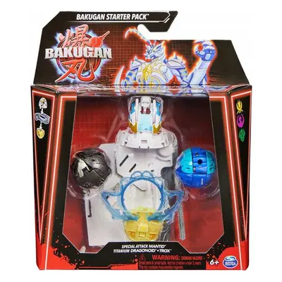 Bakugan™ speciální útok s6 mantid & titanium dragonoid & trox