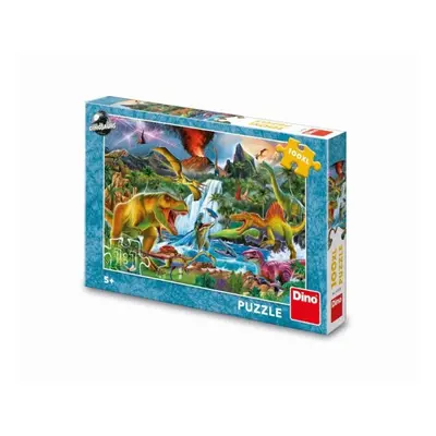 Dino puzzle boj dinosaurů 100 xl