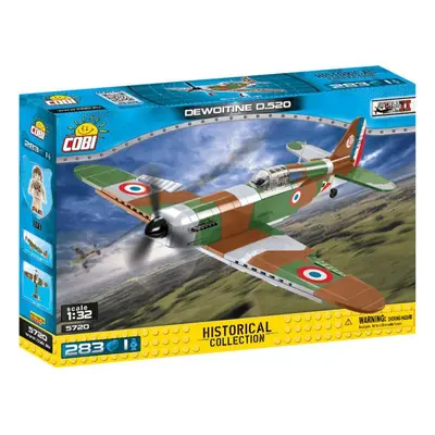 Cobi 5720 world war ii francouzský stíhací letoun dewoitine d.520