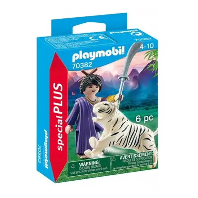 Playmobil 70382 asijská bojovnice s tygrem