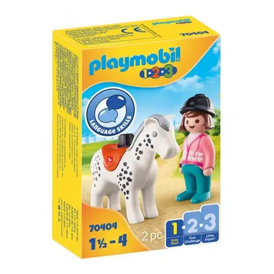 Playmobil 70404 žokejka s koněm (1.2.3)