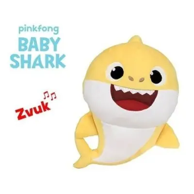 Baby shark plyšové zvířátko žralok zpívající 27cm žlutý