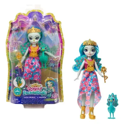 Enchantimals royal queen paradise & rainbow, mattel gyj14