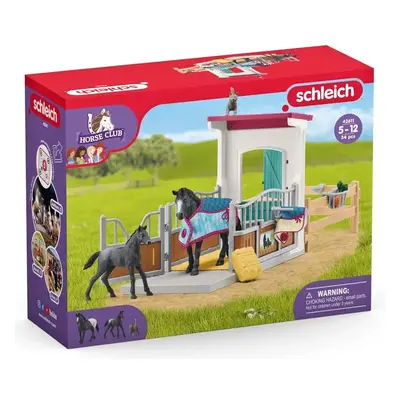 Schleich 42611 box pro koně s klisnou a hříbětem