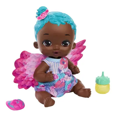 Mattel my garden baby™ miminko plameňák s modrými vlásky hpd11